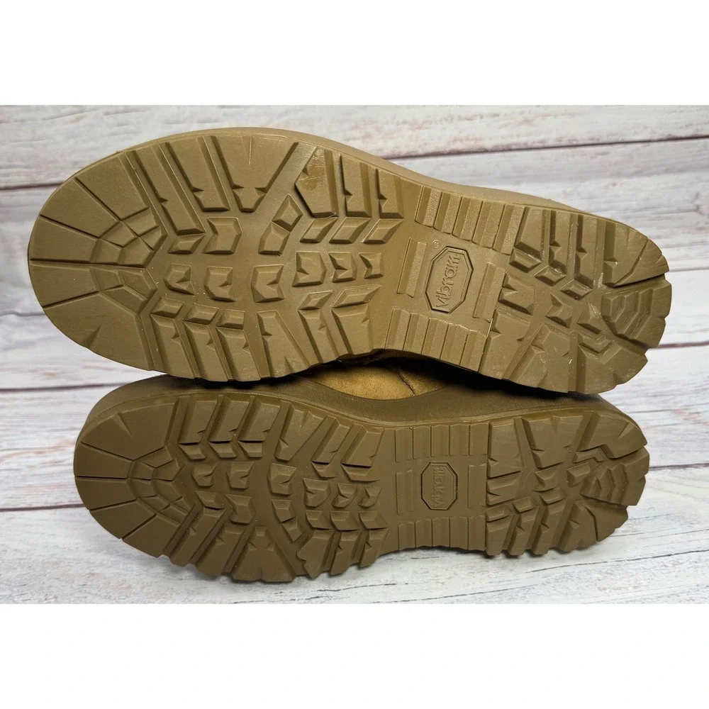 Army Combat Coyote Hot‎ Weather Tan Boots SPE1C1-17-D-1004 Vibram Sole-Size 7 W